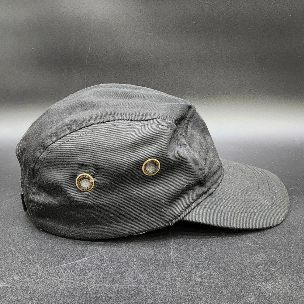 McDonalds OSFM Black 5 Panel Camp Hat Recycled Fabric‎ Employee Uniform Workwear